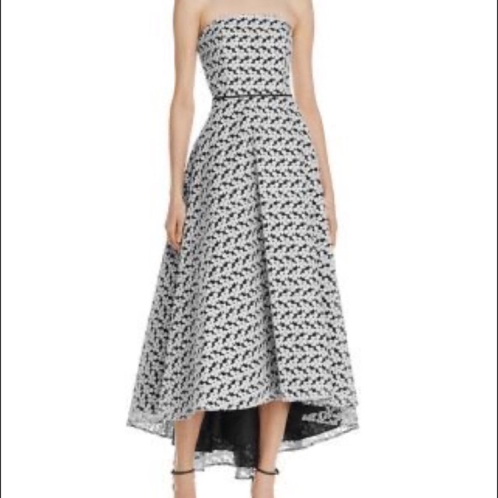 Tea length evening gown